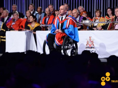 Mark Pollock receives honorary doctorate