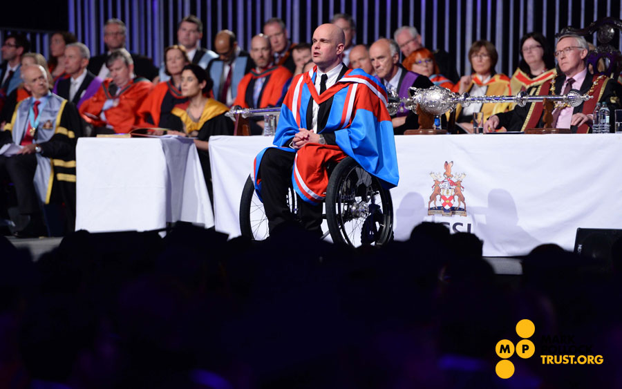 Mark Pollock receives honorary doctorate