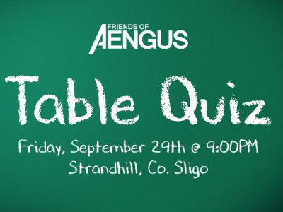 Friends of Aengus Table Quiz